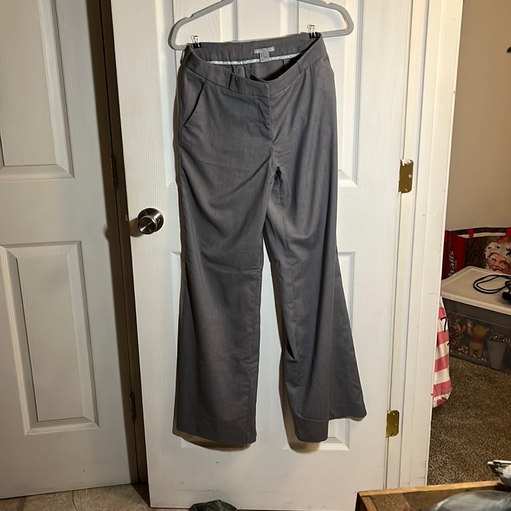 Gray office pants